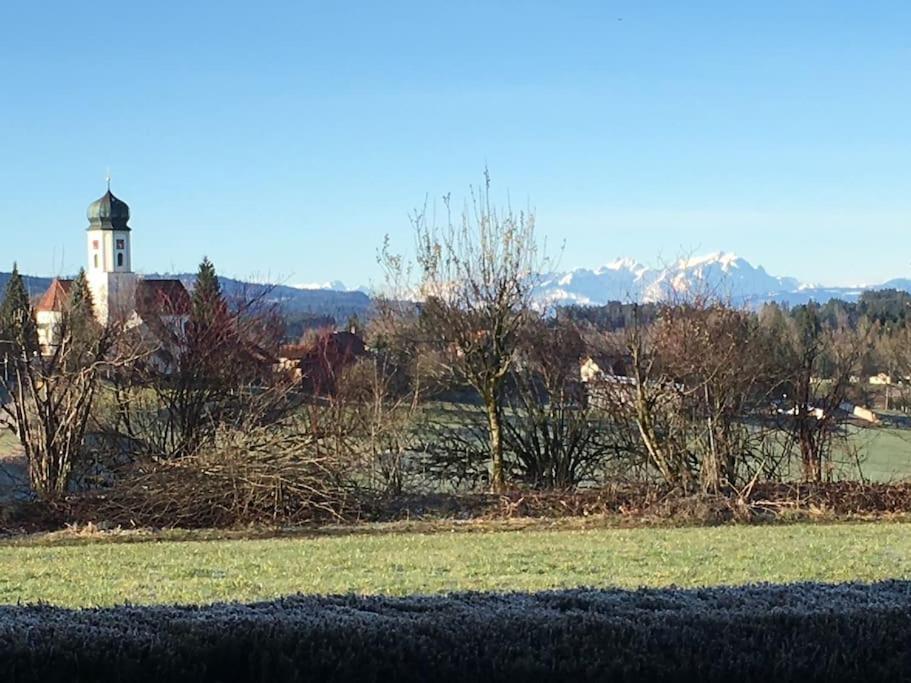 Panorama Saentisblick Appartement Hergatz Buitenkant foto
